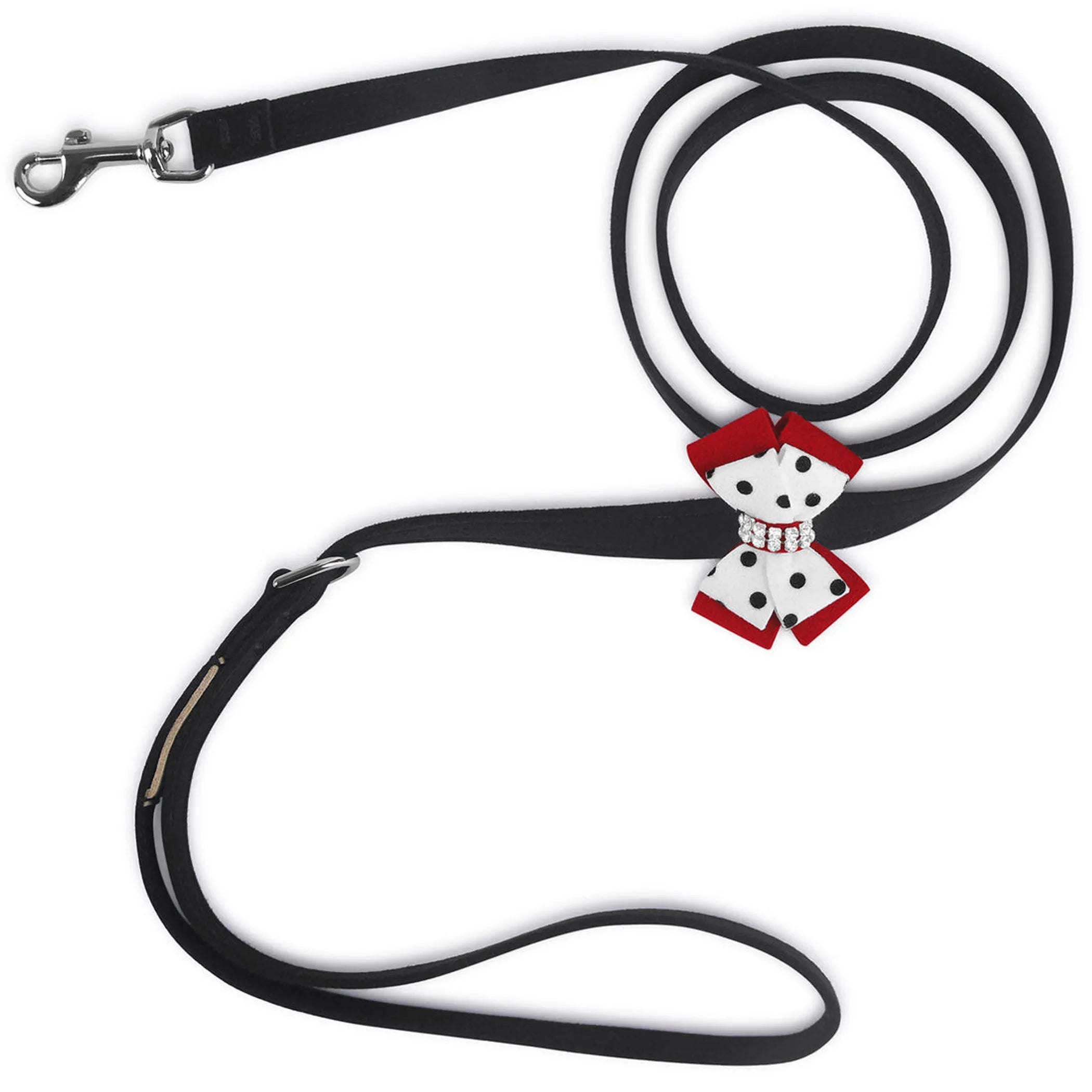 Susan Lanci Designs Minnie Double Bow Dog Leash