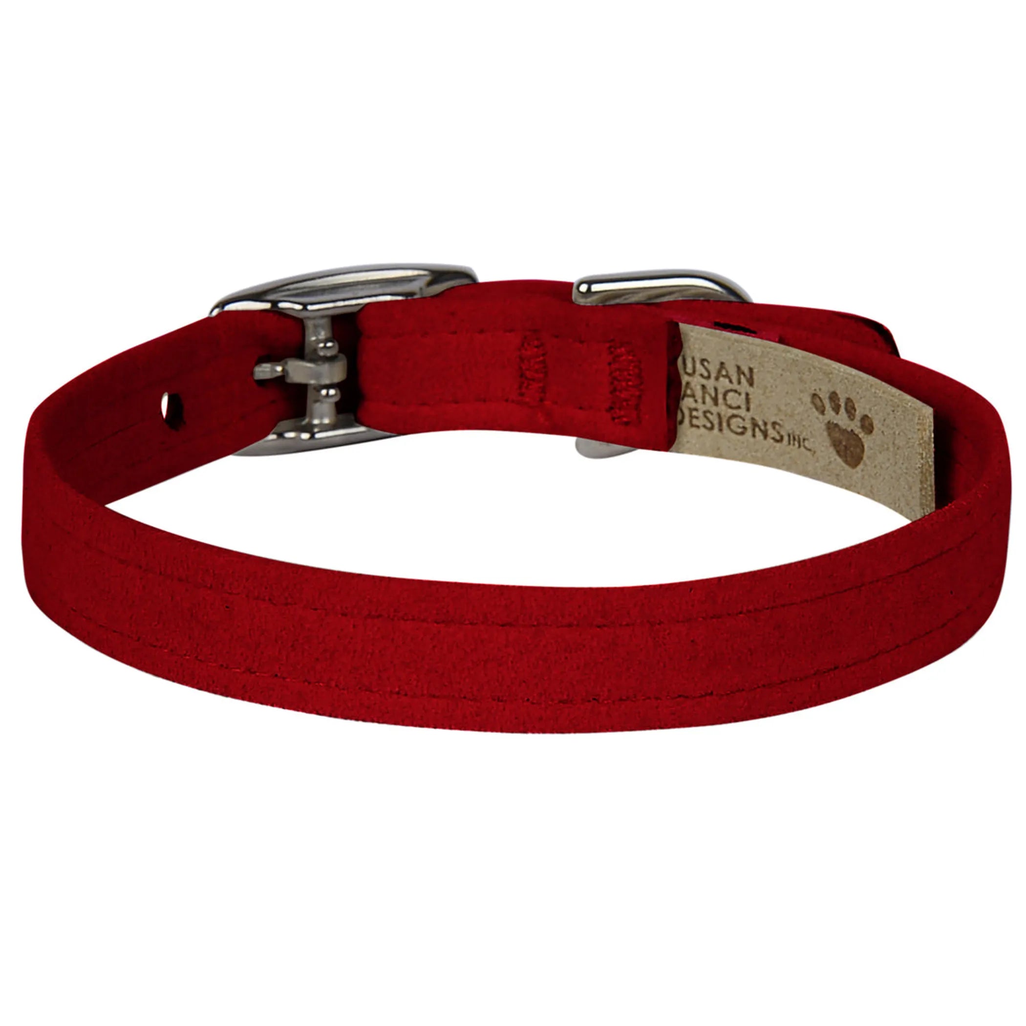 Susan Lanci Designs PlainUltrasuede Dog Collar