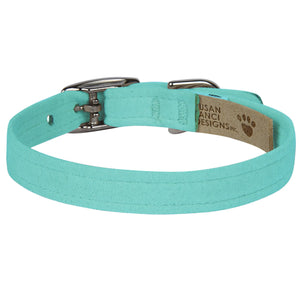 Susan Lanci Designs PlainUltrasuede Dog Collar