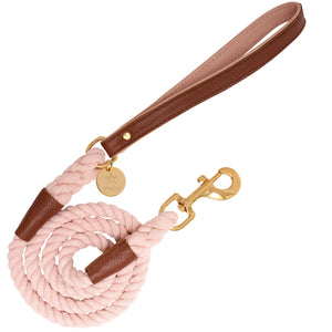 Poise Pup Rope and Leather Dog Leash