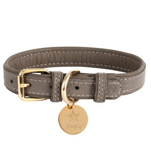 Poise Pup Leather Dog Collar