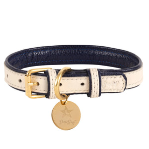 Poise Pup Leather Dog Collar