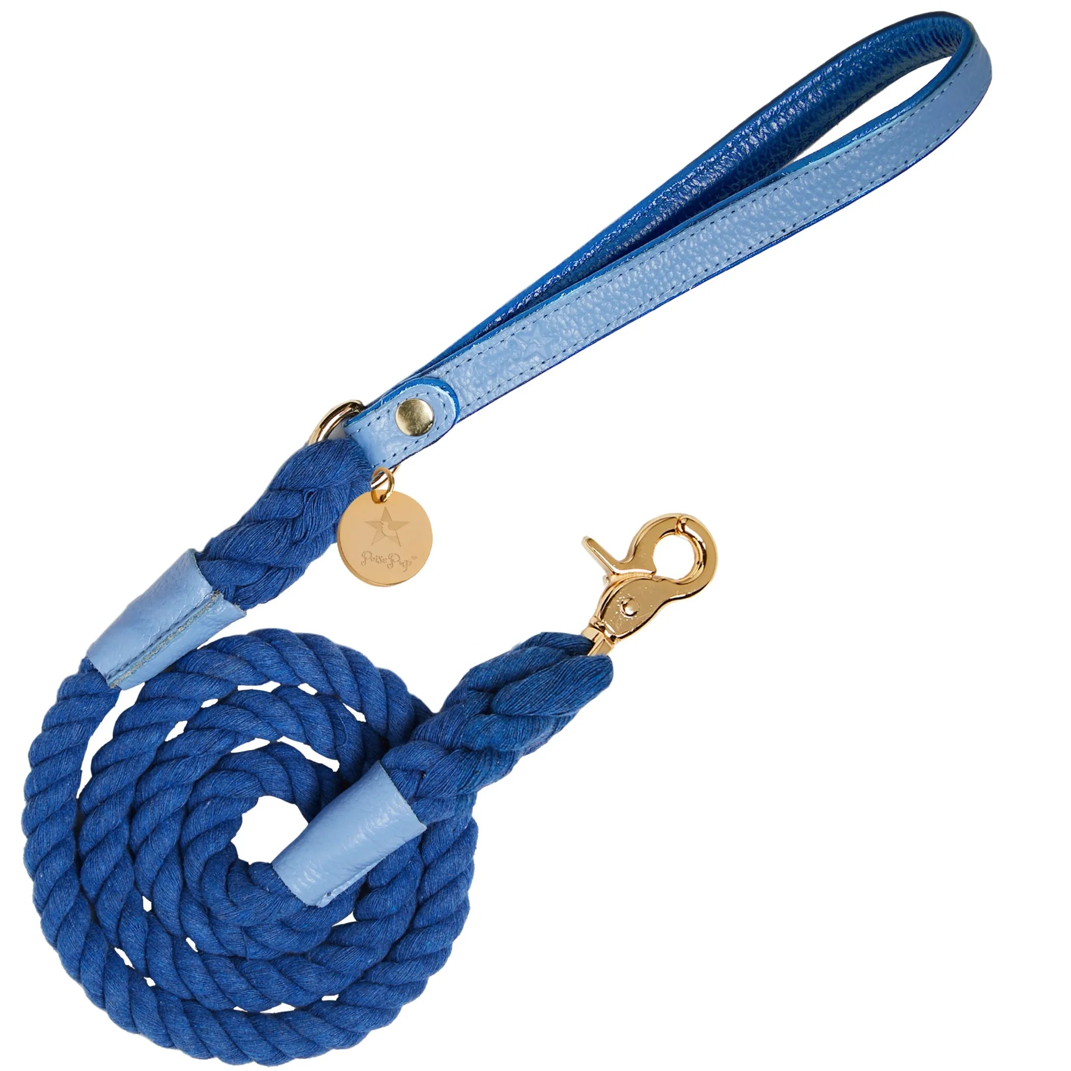 Poise Pup Rope and Leather Dog Leash