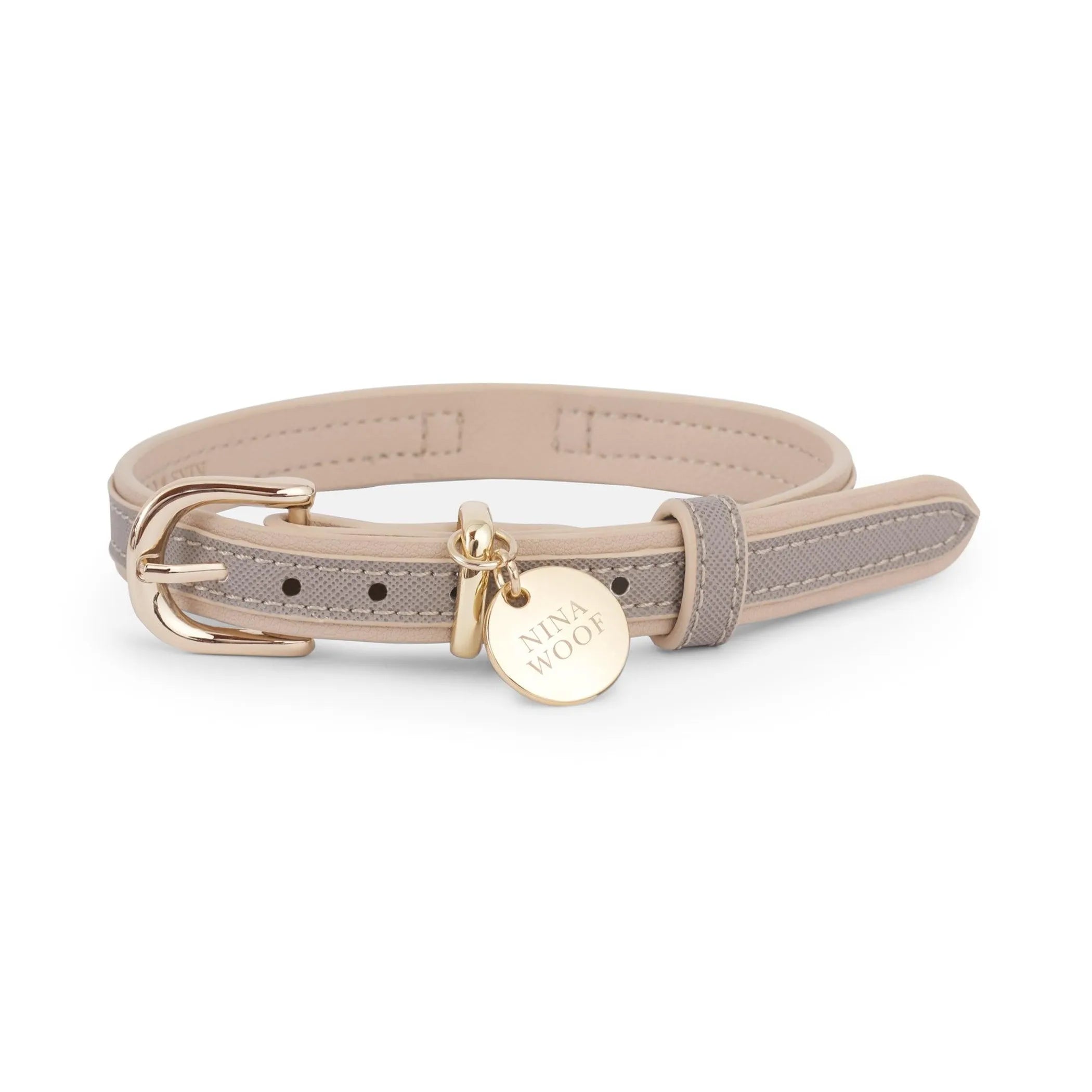 Vegan Leather Classic London Dog Collar