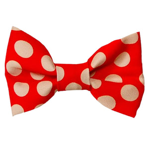 Polka Dot Dog Bow Tie