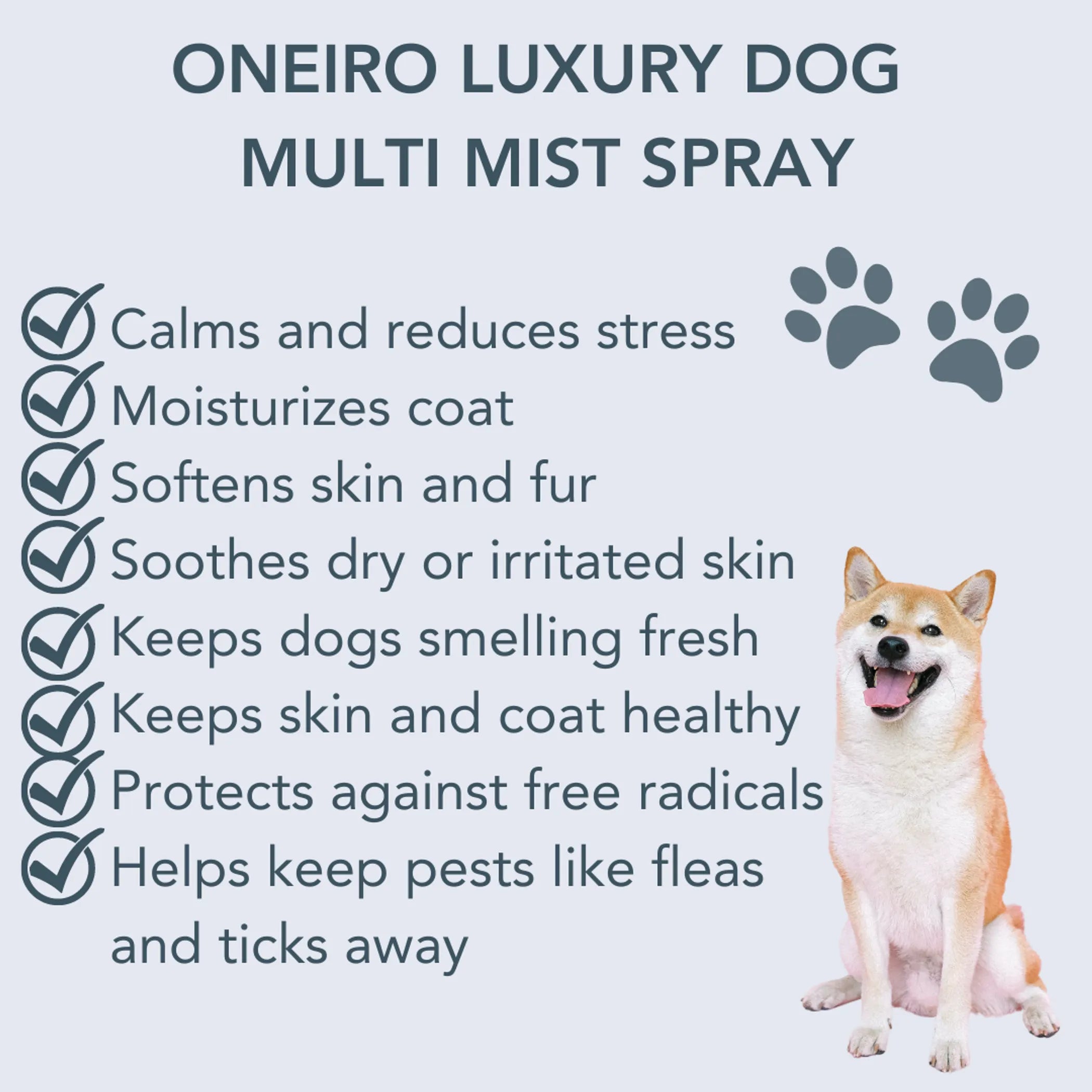 Luxury Multi Mist Dog Coat Spray