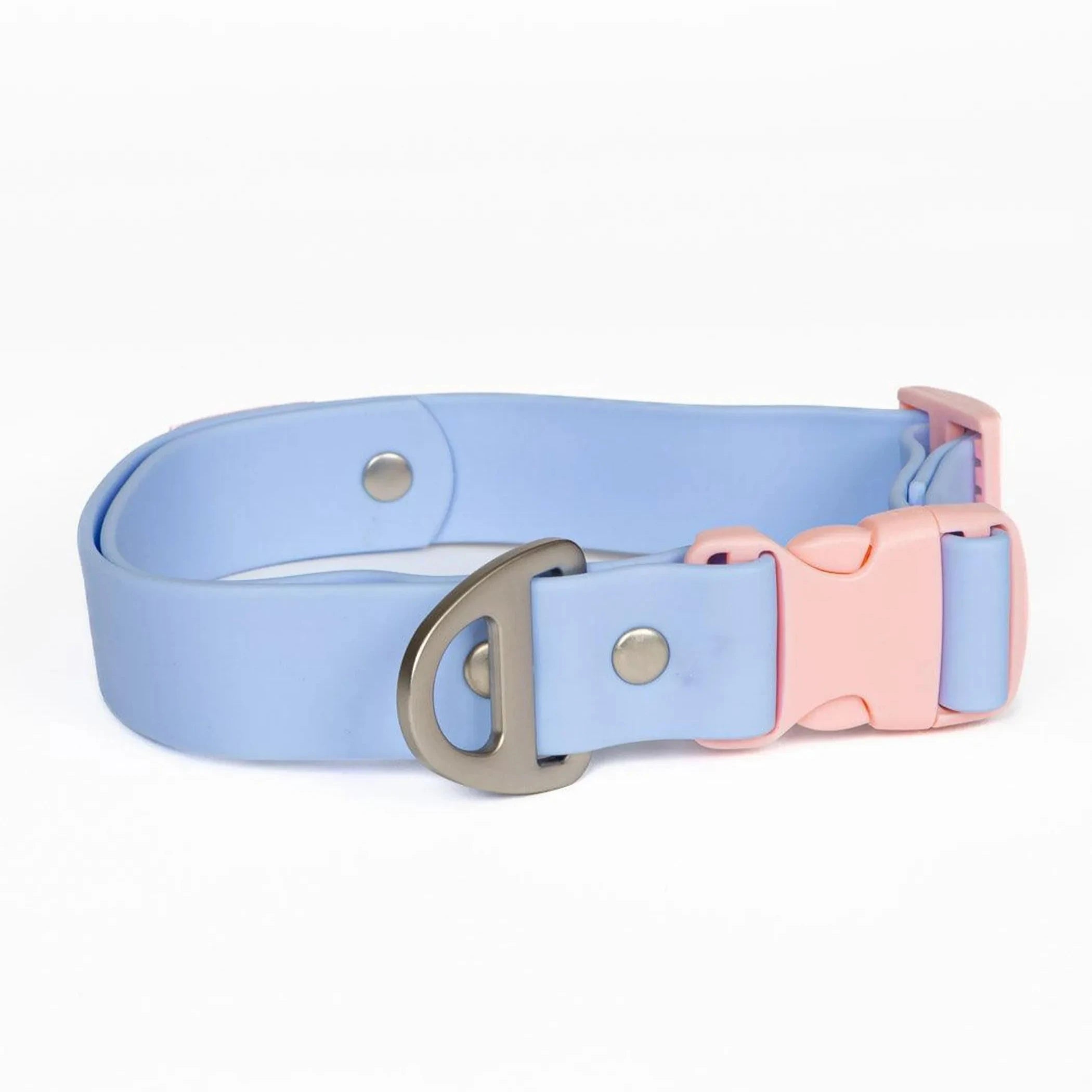 Blue Sky Orchid waterproof dog collar