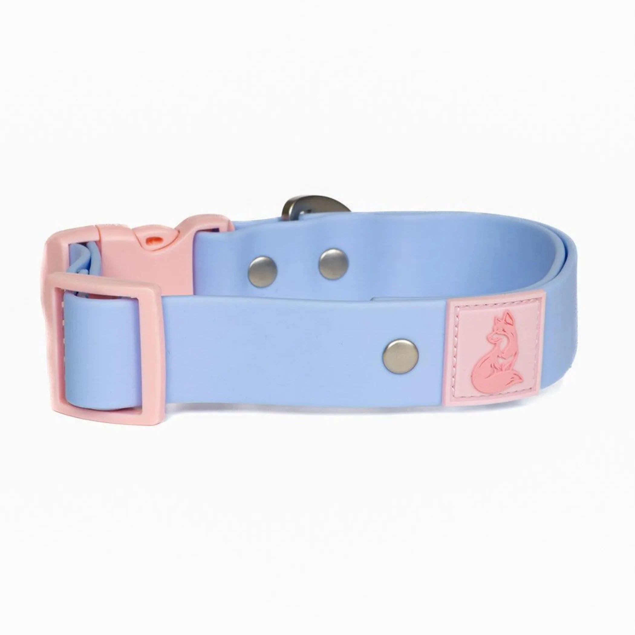 Blue Sky Orchid waterproof dog collar