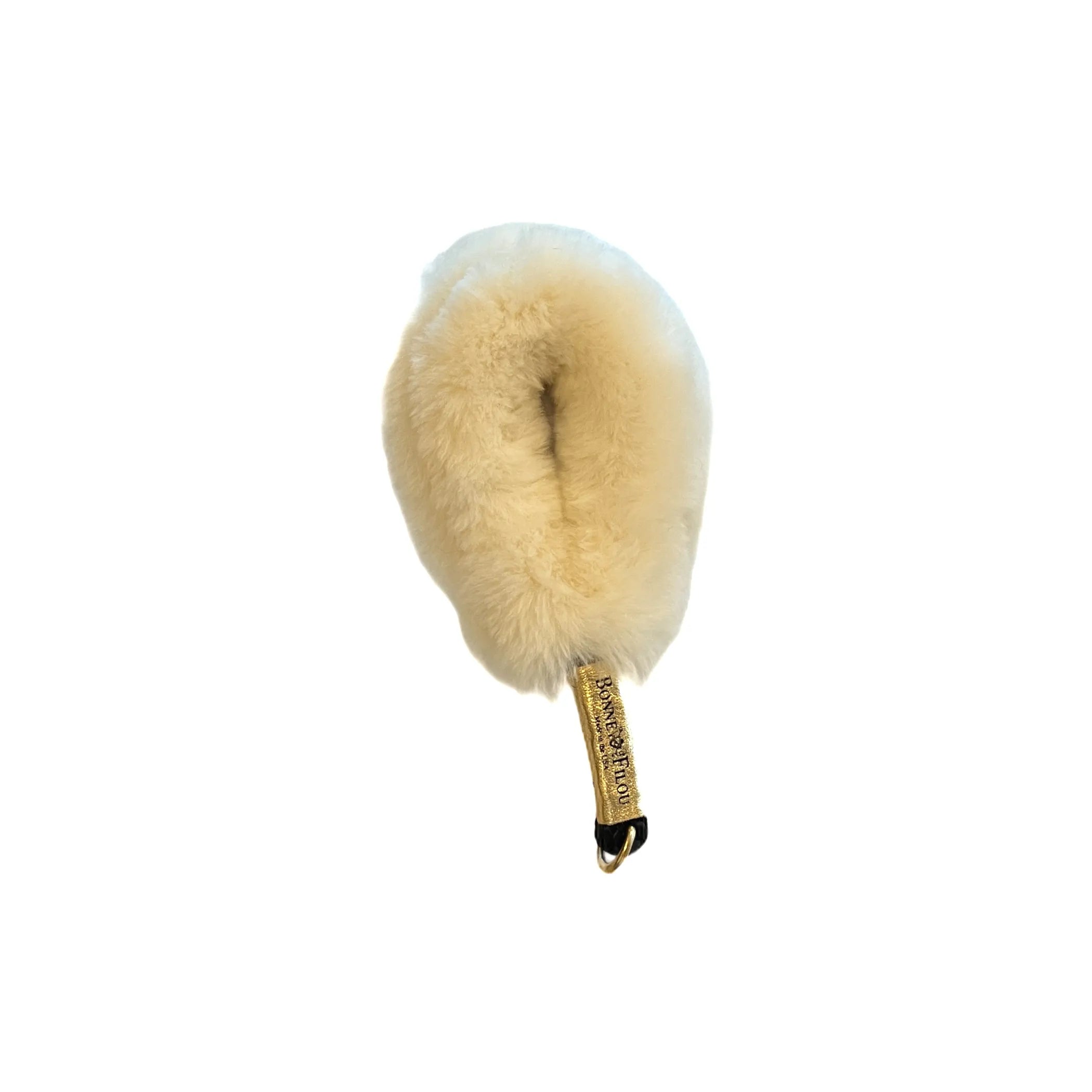 Shearling Fur Grip for Rope Leash